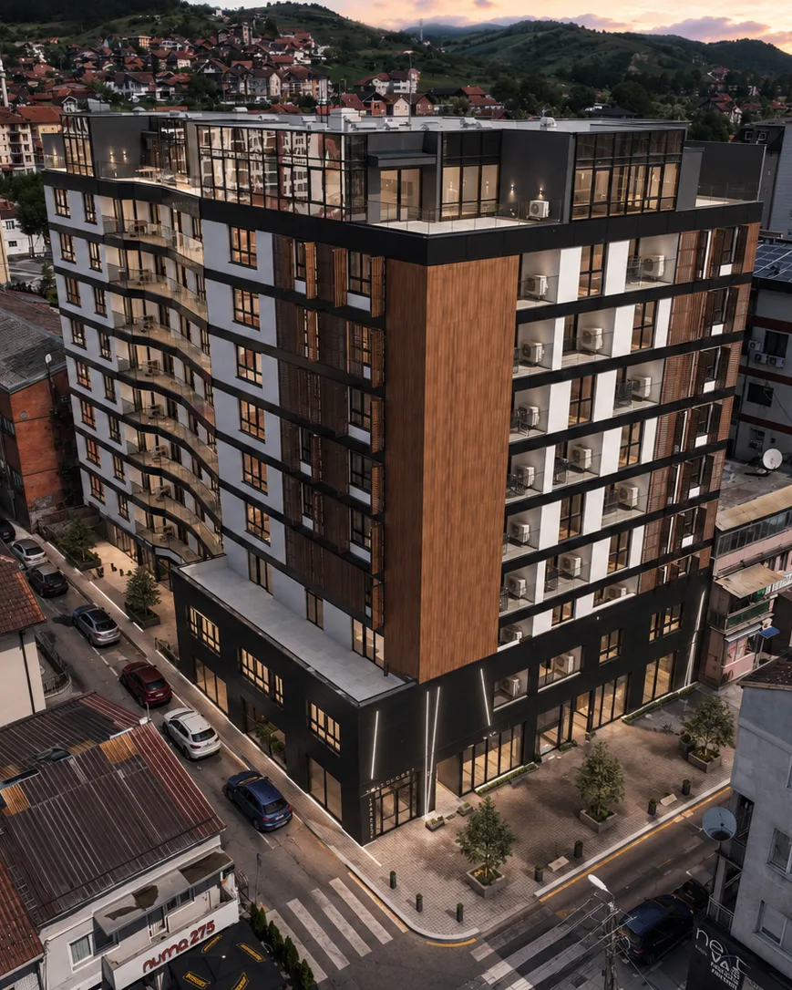 Design visualization of the residential building
