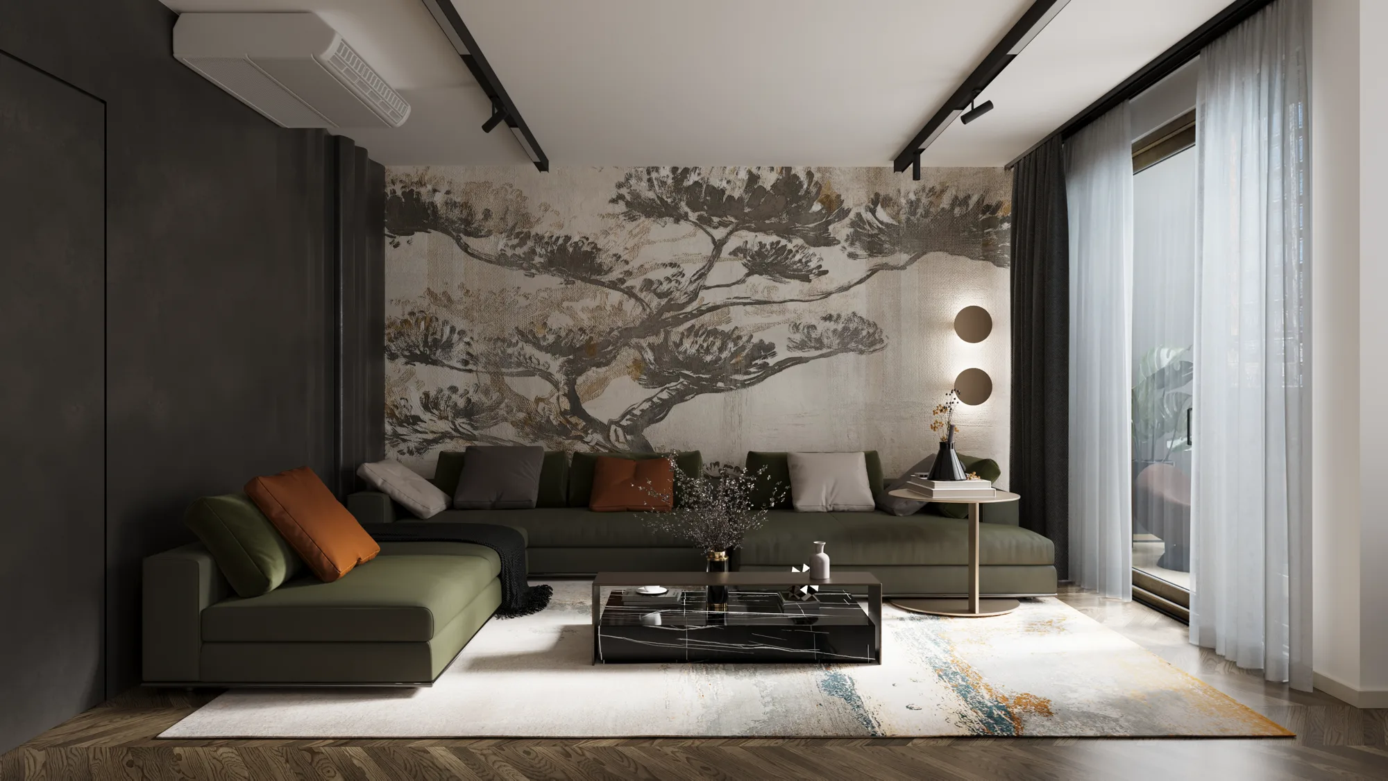 Apartment living area